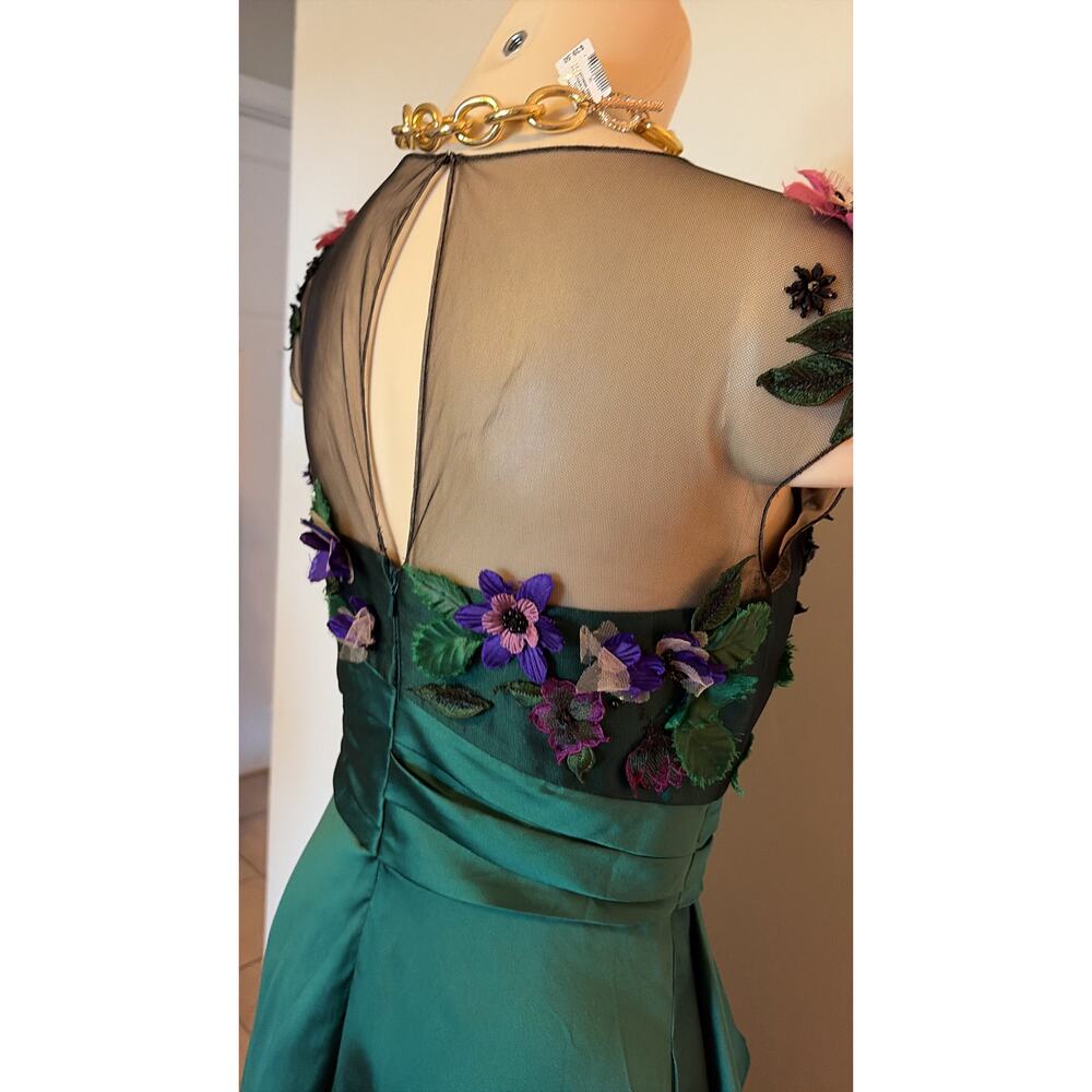 Floral Marchesa Dress - Picture 10 of 11
